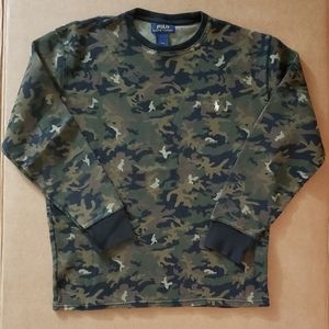 Polo Ralph Lauren Camo Thermal Long Sleeve Shirt Large